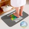 CUESREM Custom Bathroom Rug Set 3 Pieces Personalized Bath Mat Sets Add Your Photo Image Text Non-Slip Washroom Mats Bath Rugs Charcoal 19.7"x31.5" view 4