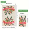 Happy Mother's Day Hand Towel Set of 2 Floral Bath Towels Soft Spring Flower Fingertip Face Towel for Bathroom Kitchen Hotel Spa Decor Gift 24 x 16 Inches view 2