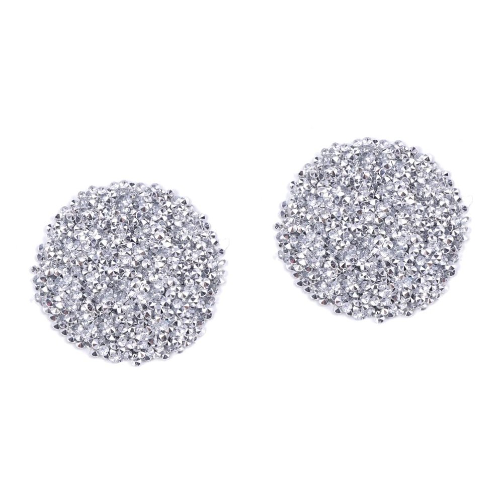 minkissy 2sets 4.5mm Acrylic Crystal Rhinestones Silver Gems for Jewelry Craft Decorations (Plating) 1000pcs*2