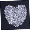 minkissy 2sets 4.5mm Acrylic Crystal Rhinestones Silver Gems for Jewelry Craft Decorations (Plating) 1000pcs*2 view 4