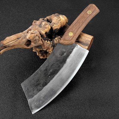 MAYiT Meat Cleaver Knife, High grade handmade carbon steel kitchen chef knife slicing meat knife+craft +cut bone+ Chef Knife +Kitchen Accessories