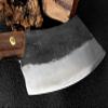 MAYiT Meat Cleaver Knife, High grade handmade carbon steel kitchen chef knife slicing meat knife+craft +cut bone+ Chef Knife +Kitchen Accessories view 4