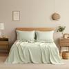 DAPU 100% French Linen Sheets 4Pcs Set, 170GSM Linen Bedding, Queen Size view 1