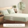 DAPU 100% French Linen Sheets 4Pcs Set, 170GSM Linen Bedding, Queen Size view 4