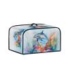 Kathyboom Dolphin Slow Cooker Cover Anti Dust Covers with Side Pocket Protective Covers for Small Kitchen Appliance Crock Pots, 8 quarts view 2