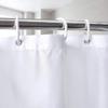 70.8 x 86.6 inch Shower Curtain Blue Grey Abstract Pattern Decorative Polyester Shower Liner Bathroom with 16 Pcs White Hooks, WL-108238 view 4