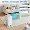 10000Btu Portable Air Conditioner 4-in-1 Portable AC Unit Cool up to 450 sq.ft, Portable Air Conditioners with Remote Control & Window Kit1-24H Timers view 4
