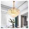 SteFik Light Luxury Tree Branch Glass Lamp French - Money Tree Art Villa Living Room Bedroom Copper Chandelier,Pendant view 4