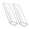 MAGICLULU 1set Acrylic Floating Shelf for Kitchen and Bathroom Wall Storage Wall-Mounted Organizer for Toiletries and Seasonings for Home Decor and Space Saving view 1