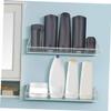 MAGICLULU 1set Acrylic Floating Shelf for Kitchen and Bathroom Wall Storage Wall-Mounted Organizer for Toiletries and Seasonings for Home Decor and Space Saving view 3
