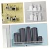 MAGICLULU 1set Acrylic Floating Shelf for Kitchen and Bathroom Wall Storage Wall-Mounted Organizer for Toiletries and Seasonings for Home Decor and Space Saving view 4