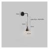 Minimalist Wall Lamp Modern Aluminum Wall Lights for Bedroom Bedside Study Room TV Background,Pendant view 2