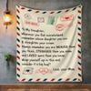 Pofily Daughter Throw Blanket from Mom, Fleece Blanket for Daughter view 2