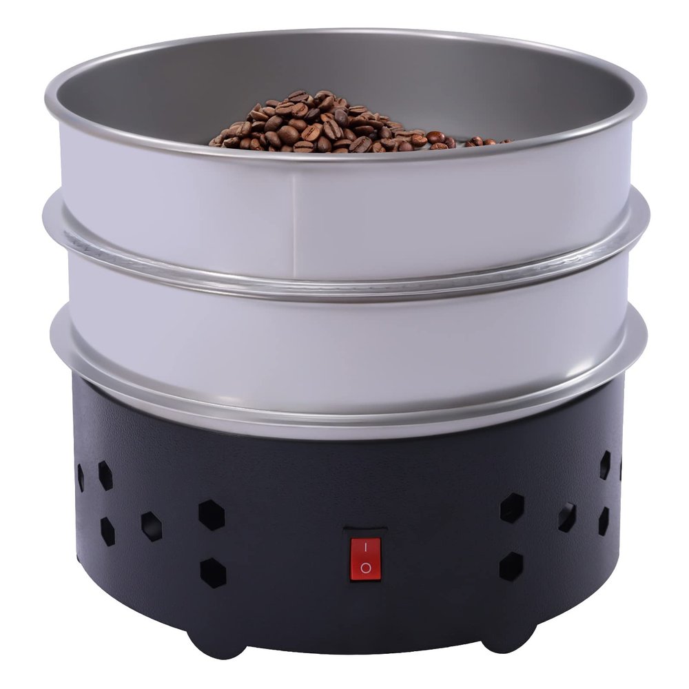 Coffee Bean Cooler 1.3lb Electric Coffee Roasting Cooling Machine 600g Double Layer Collect Coffee Chaff For Home Cafe Roasting Cooling