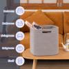 OIAHOMY Storage Cubes, 13 Inch Cube Storage Organizer, Collapsible Storage Bins, Baskets for Organizing, Storage Bins for Shelves-Grey, 2-PACK view 4