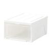 RLPPBMD Shoe Cabinet Flip-top Shoe Cabinet Transparent Style Storage Box Plastic Shoe Box Stackable Shoe Box Simple Shoe Box Shoe Rack (Color : White, Size : 11.2 * 13.3 * 6.6in) view 1