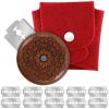 Bread Dough Scoring Tool Compact Bread Scoring Dough Cutter 5cm Sourdough Bread Scorer with 10 Stainless Steel Blades Dough Slashing Tool with Felt Bag for Homemade Sourdough Bread(Picture) view 1
