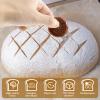 Bread Dough Scoring Tool Compact Bread Scoring Dough Cutter 5cm Sourdough Bread Scorer with 10 Stainless Steel Blades Dough Slashing Tool with Felt Bag for Homemade Sourdough Bread(Picture) view 2