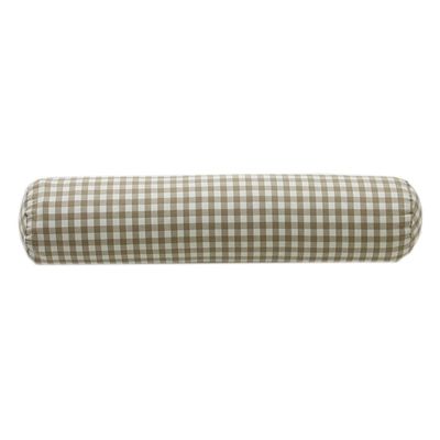 Cotton Round Roll Pillow Sleeping Feet Cylinder Bolster Pillow Long Cervical Neck Pillow for Pain Relief (Camel Color, 1360cm/5.12"23.6")
