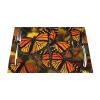 6 PCS Placemats Set Monarch Butterflies Woven Place Mats for Dining Table Heat Resistant Table Mats Non-Slip Place Mats for Kitchen Washable PVC Vinyl Place Mats view 3