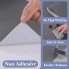 Drawer and Shelf Liner for Kitchen Cabinet: 17 in X 30 Ft Non Slip Waterproof Shelf Paper Non Adhesive Refrigerator Liners Gray Easy Liners for Bathroom Cupboard with Knife Tape Measure view 3