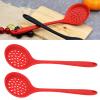 2Pcs Silicone Slotted Spoon, Slotted Spoons for Cooking Kitchen Ladle Strainer Set Multifunction High Temperature Food Ladle Strainer Spoons for Mixing, Serving, Scraping view 4