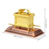 Alipis Ark of The Covenant Ornament 4.37 Inch Judaic Religious Home and Church Decorative Figurine Zinc Alloy Miniature Model view 4