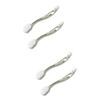 Ipetboom 4pcs Double Multifunctional Shoe Cleaning Brush Non- Handle Lightweight and Versatile for Household Use Shoes Clothes Tiles and Bathtub Cleaning Light Green view 1