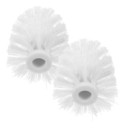 Ipetboom 4pcs Brush Replacement for Bathroom Kitchen Cleaning Plastic Washroom Brush Refills Compatible Cleaning Holders Easy to Replace Stable Performance