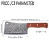 WTCBQC Meat Cleaver,Cleaver Knife 7.3 Inch Butcher Knife For Bone Chopping Kitchen Knives Forged Stainless Steel Meat Vegetables Cleaver Professional Chef Knife, LAMAJIGA5844 view 2