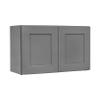 ONESTOCK Gray Shaker Wall Cabinet - Ready to Assemble, Perfect for Kitchen, Laundry, Garage or Bathroom Storage - 30" W x 18" H x 12" D view 1