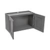 ONESTOCK Gray Shaker Wall Cabinet - Ready to Assemble, Perfect for Kitchen, Laundry, Garage or Bathroom Storage - 30" W x 18" H x 12" D view 3