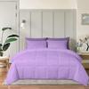 AHJ Beddings Twin Size Royal 7 Piece Bed in a Bag (21 inch Deep Pocket Sheet Set and 500GSM Comforter) 1000 Thread Count 100% Egyptian Cotton - Lilac Solid view 3