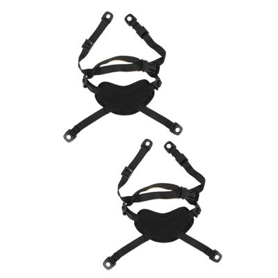 BESPORTBLE 2pcs Construction Worker Essential Elastic Chin Strap for Helmet Easy to Use