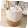 MAGICLULU Woven Baskets for Storage Cotton Rope Hamper Lid Large Capacity Clothes Basket for Home view 3