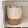 MAGICLULU Woven Baskets for Storage Cotton Rope Hamper Lid Large Capacity Clothes Basket for Home view 4