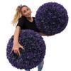 365 Curb Appeal 23" XL Topiary Balls (Jagged Purple Leaf, 2 Faux Topiary Balls (4 Halves)) view 1
