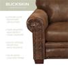 American Furniture Classics Buckskin Arm Chair with Matching Ottoman view 4