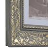 12X18 3 3/8" Polystyrene Ornate Picture Frame 1743 Series - Grey Chocolate Gold by WholesaleArtsFrames-com Made In USA view 3