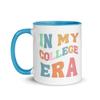 College Era Mug, Retro Groovy College Coffee Cup, Gift for College Student, Dorm Gifts view 3