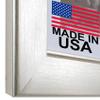 4" Polystyrene Futuristic Modern Picture Frame by WholesaleArtsFrames-com 8x12, 1262WK Series Metallic Silver - Made in USA view 1