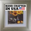 4" Polystyrene Futuristic Modern Picture Frame by WholesaleArtsFrames-com 8x12, 1262WK Series Metallic Silver - Made in USA view 2