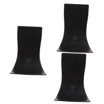 Amosfun 3pcs Wall-Mounted Soap Dispenser Catch Tray Liquid Soap Drip Tray for All Dispenser Types Easy Installation Plastic Prevents Slippery Floors