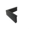 2-3/16" Deep Polystyrene Shadow Box Picture Frame - by WholesaleArtsFrames-com 22x22 2880 Series - Black - Made In USA view 4