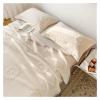 MUORREY Bedding Cooling Throw Blanket Knitted Cotton Soft Bedspread Pillow Shams Lightweight Breathable Summer Throw Blankets for Couch,Bed view 3