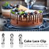 3pcs Stainless Steel Cake Crimper for Cake Decorating, Cake Making Clamp Mould, DIY Crimper Baking Supply Tools view 2