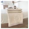 MUORREY Bedding Cooling Throw Blanket Knitted Cotton Soft Bedspread Pillow Shams Lightweight Breathable Summer Throw Blankets for Couch,Bed view 2