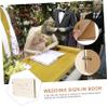 SHOWERORO Rustic Wedding Guest Book Pages for Signatures and Messages Creative Guest Registry for Weddings Engagements Bridal Showers and Special Events Keepsake to Cherish Memories view 3