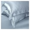 ADovz Blue 100% Top Grade Mulberry Silk Duvet Cover,Both Sides Nature Silk 1pc Duvet Cover 2pc Pillowcase,Bed Sheets, FH-762 view 4