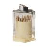 Toothpick Holder Creative Simple Toothpick Box Household Creative Toothpick Holder Dental Floss Cotton Swab Storage Box Dispenser Toothpick Dispenser Tooth Picks Container Case (Color : B) view 1